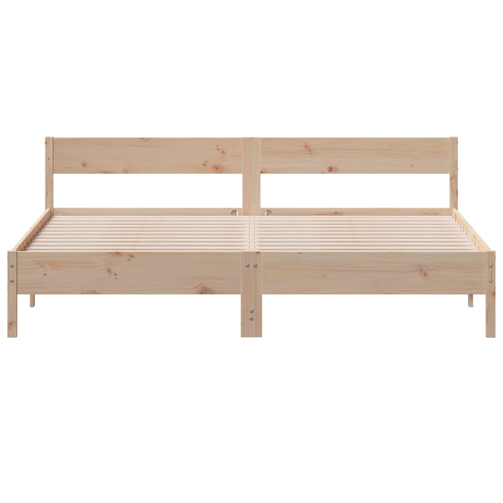Bedframe zonder matras massief grenenhout 180x200 cm is nu te koop bij PeponiXL, paradijselijk wonen!