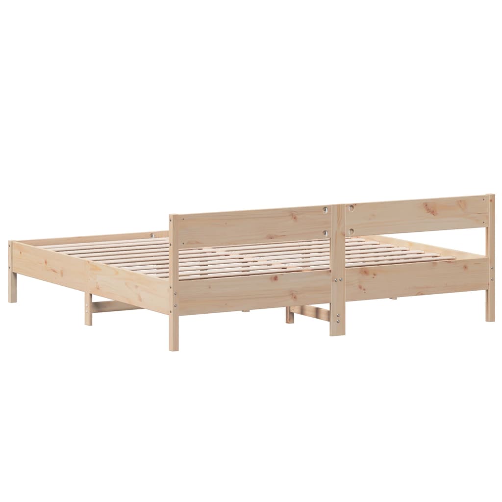 Bedframe zonder matras massief grenenhout 180x200 cm is nu te koop bij PeponiXL, paradijselijk wonen!