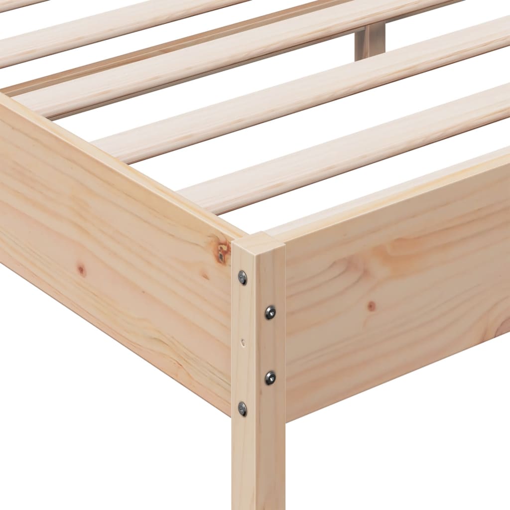 Bedframe zonder matras massief grenenhout 180x200 cm is nu te koop bij PeponiXL, paradijselijk wonen!
