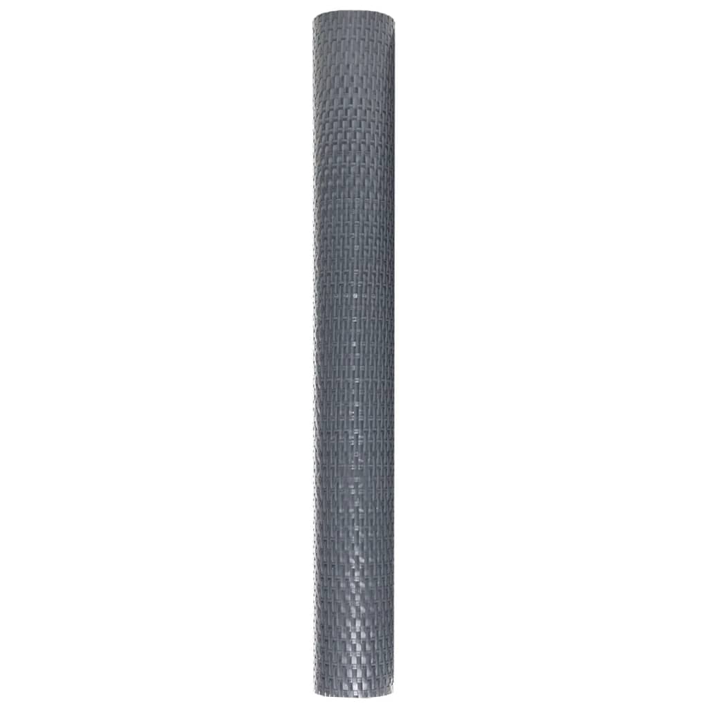 Balkonscherm 500x90 cm poly rattan antracietkleurig is nu te koop bij PeponiXL, paradijselijk wonen!