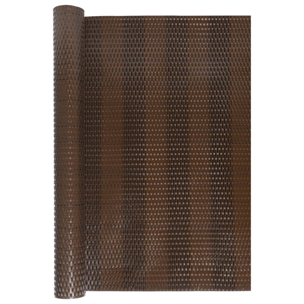 Balkonscherm 1000x90 cm poly rattan bruin en zwart is nu te koop bij PeponiXL, paradijselijk wonen!
