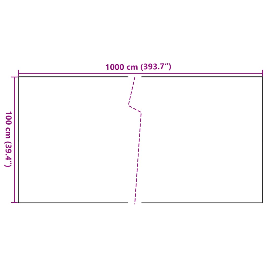 Balkonscherm 1000x100 cm poly rattan bruin en zwart is nu te koop bij PeponiXL, paradijselijk wonen!