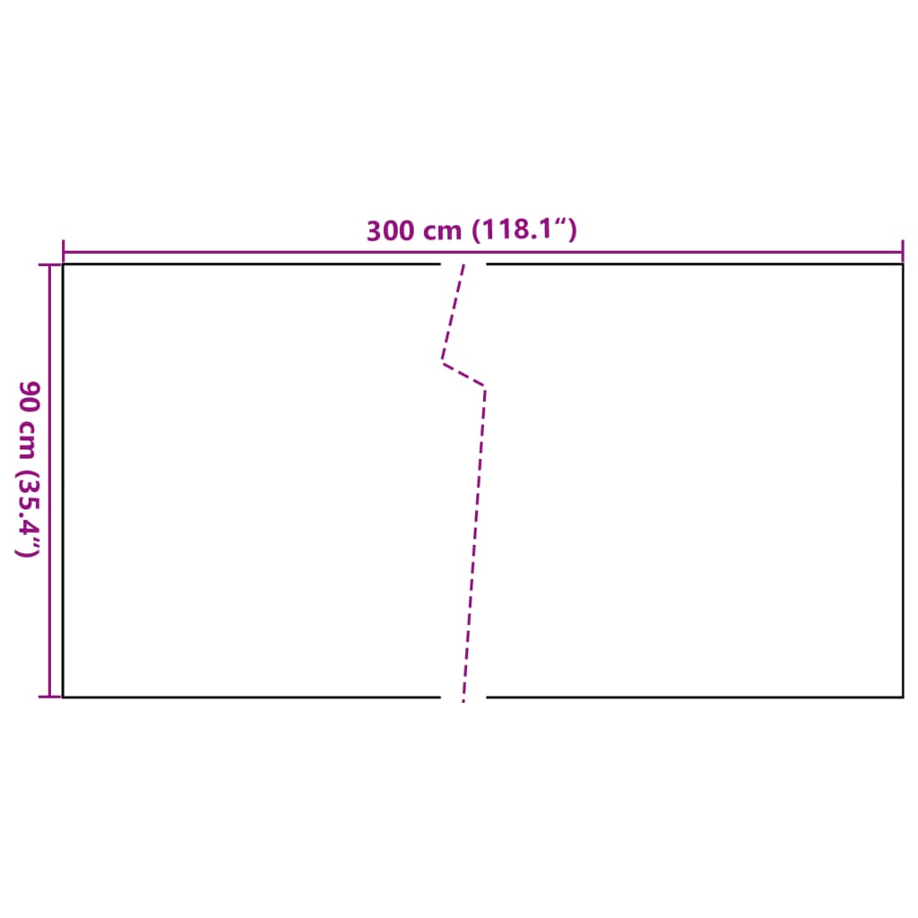 Balkonscherm 300x90 cm poly rattan lichtbruin is nu te koop bij PeponiXL, paradijselijk wonen!