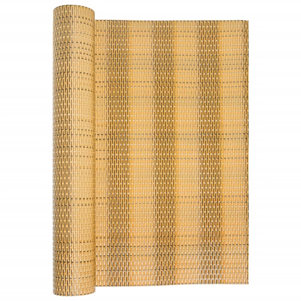 Balkonscherm 400x90 cm poly rattan lichtbruin is nu te koop bij PeponiXL, paradijselijk wonen!