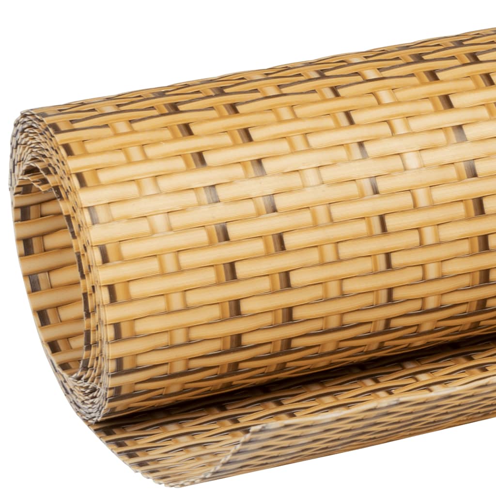 Balkonscherm 400x90 cm poly rattan lichtbruin is nu te koop bij PeponiXL, paradijselijk wonen!