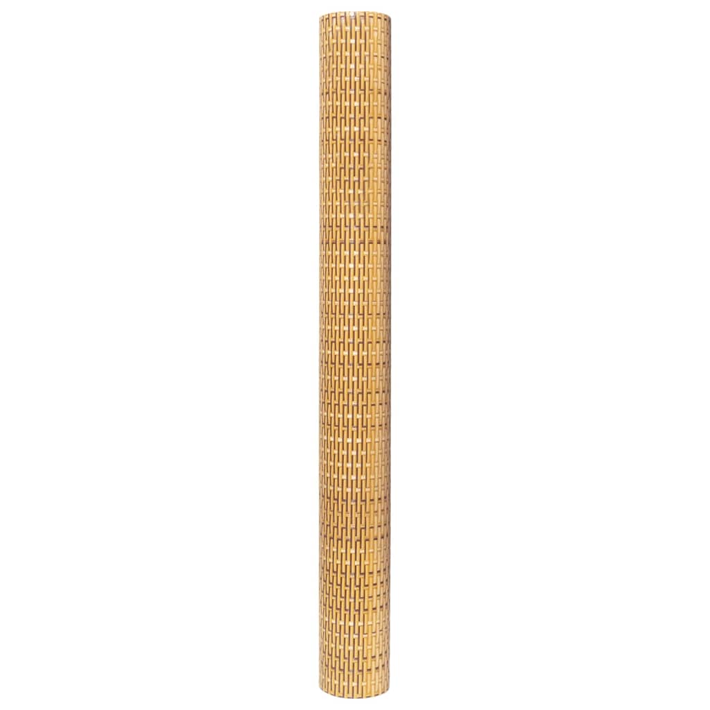 Balkonscherm 500x80 cm poly rattan lichtbruin is nu te koop bij PeponiXL, paradijselijk wonen!