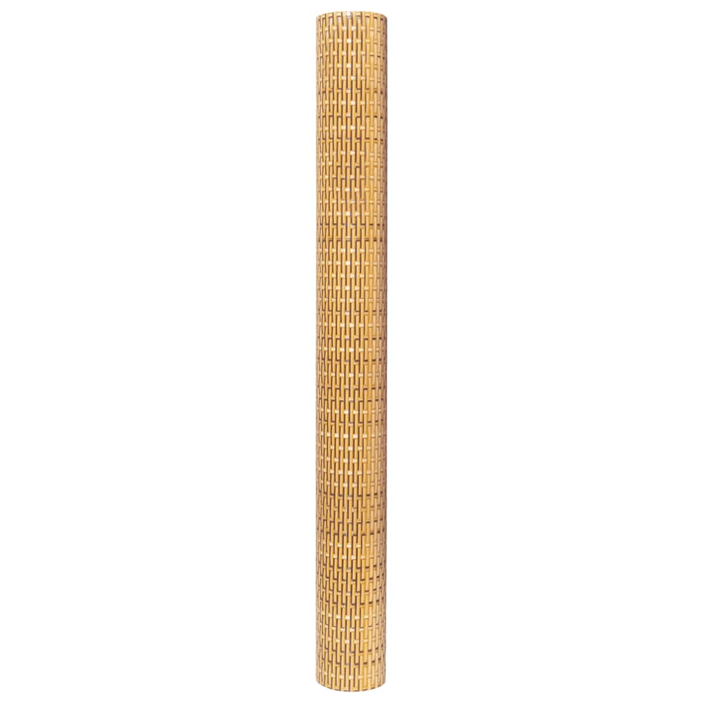Balkonscherm 500x90 cm poly rattan lichtbruin is nu te koop bij PeponiXL, paradijselijk wonen!