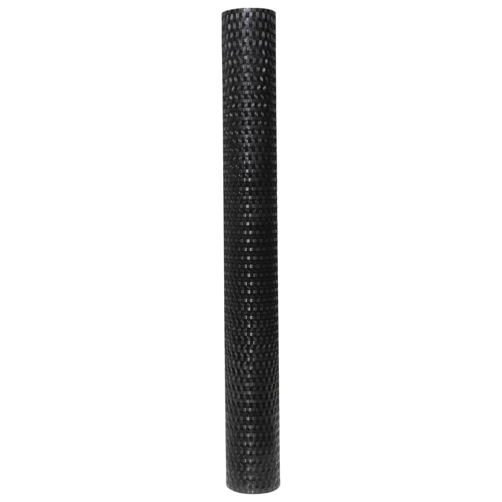 Balkonscherm 600x80 cm poly rattan zwart is nu te koop bij PeponiXL, paradijselijk wonen!
