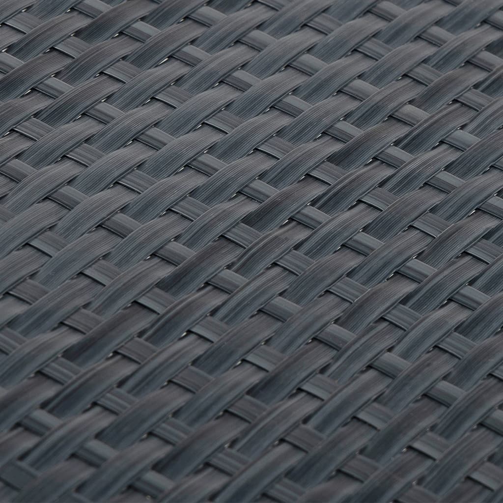 Balkonschermen 5 st 255x19 cm poly rattan antracietkleurig is nu te koop bij PeponiXL, paradijselijk wonen!
