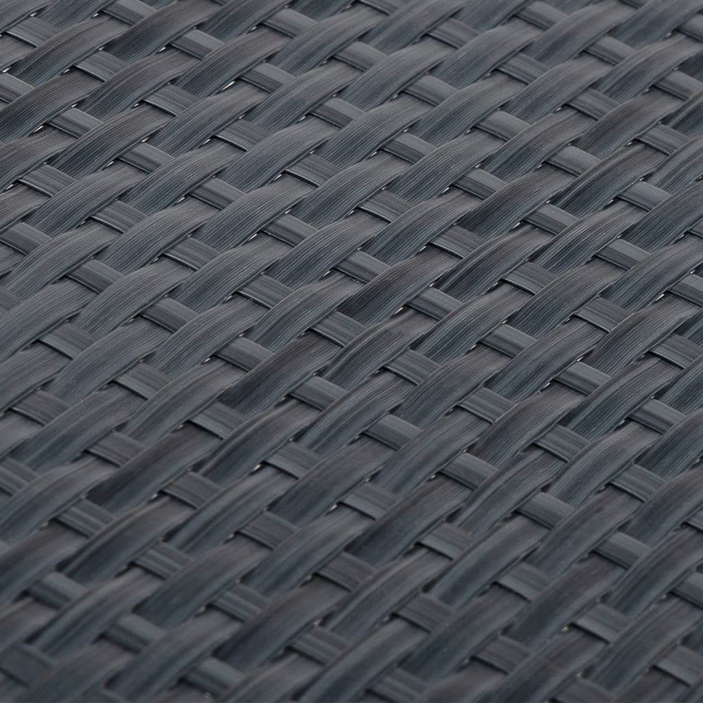 Balkonschermen 10 st 255x19 cm poly rattan antracietkleurig is nu te koop bij PeponiXL, paradijselijk wonen!