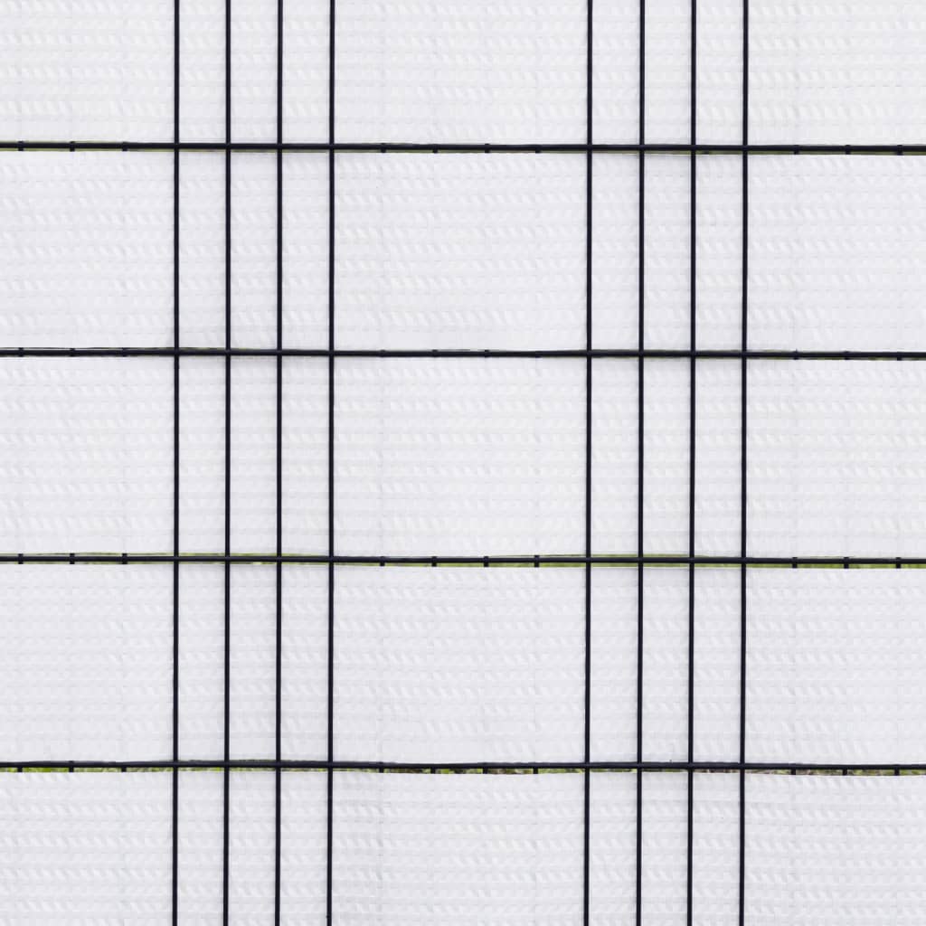 Balkonschermen 10 st 255x19 cm poly rattan wit is nu te koop bij PeponiXL, paradijselijk wonen!