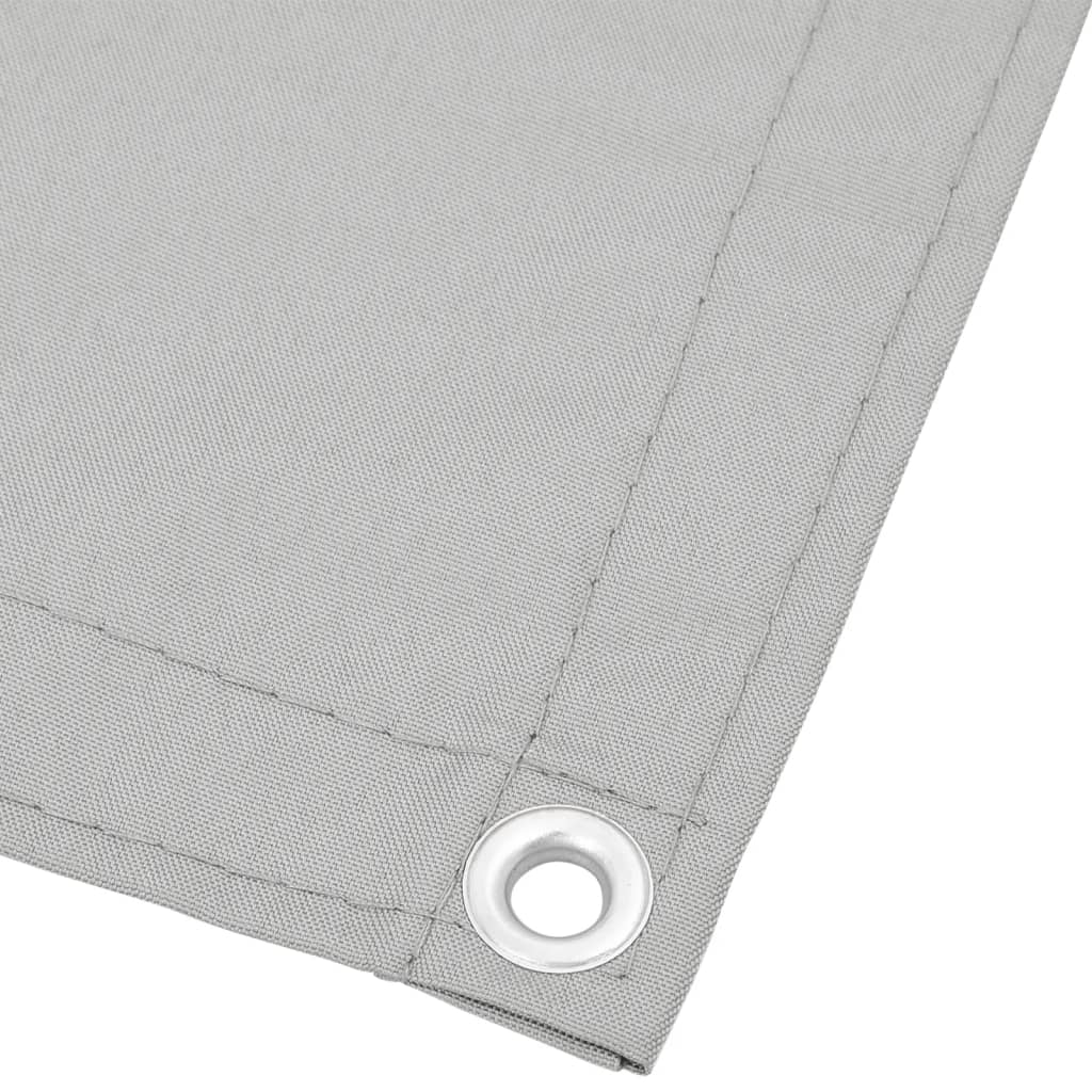 Balkonscherm 90x400 cm 100% oxford polyester lichtgrijs is nu te koop bij PeponiXL, paradijselijk wonen!