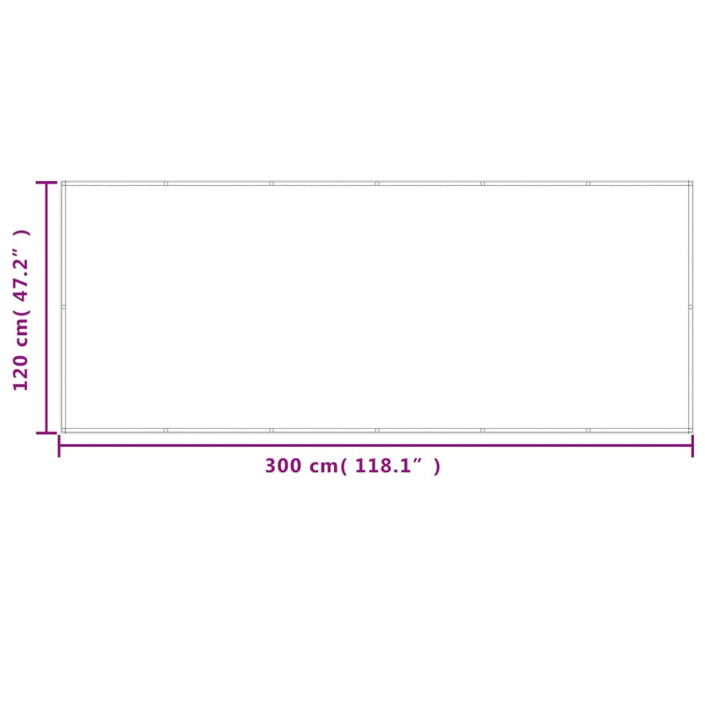 Balkonscherm 120x300 cm 100% oxford polyester lichtgrijs is nu te koop bij PeponiXL, paradijselijk wonen!