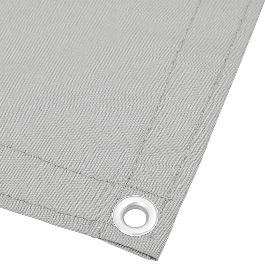 Balkonscherm 120x500 cm 100% oxford polyester lichtgrijs is nu te koop bij PeponiXL, paradijselijk wonen!