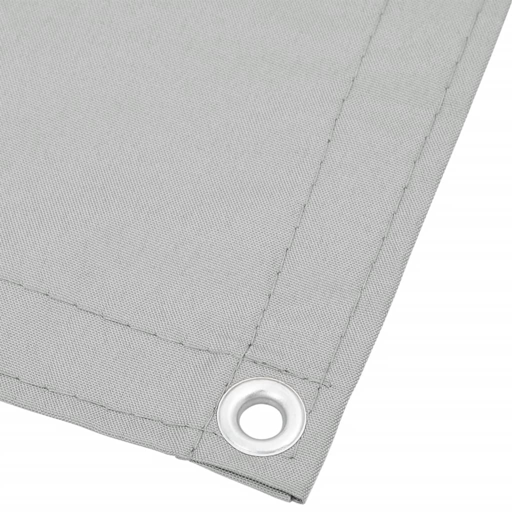 Balkonscherm 120x600 cm 100% oxford polyester lichtgrijs is nu te koop bij PeponiXL, paradijselijk wonen!