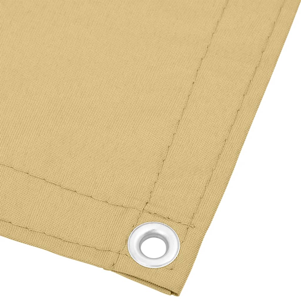 Balkonscherm 75x700 cm 100% oxford polyester zandkleurig is nu te koop bij PeponiXL, paradijselijk wonen!