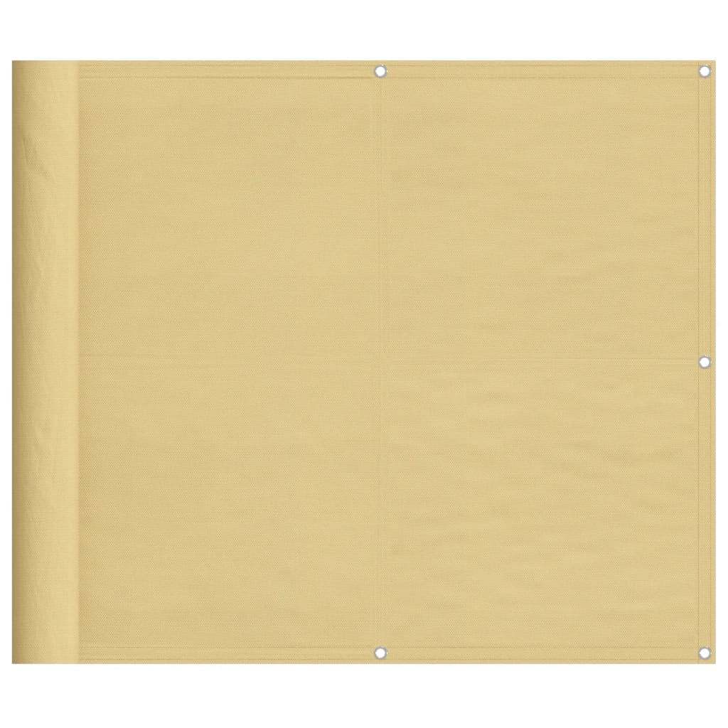 Balkonscherm 90x300 cm 100% oxford polyester zandkleurig is nu te koop bij PeponiXL, paradijselijk wonen!