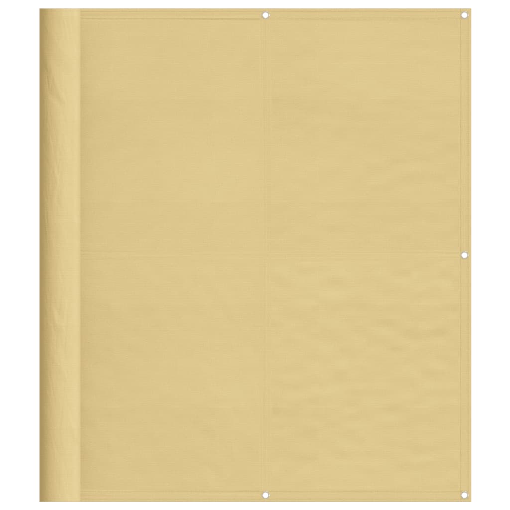 Balkonscherm 120x300 cm 100% oxford polyester zandkleurig is nu te koop bij PeponiXL, paradijselijk wonen!