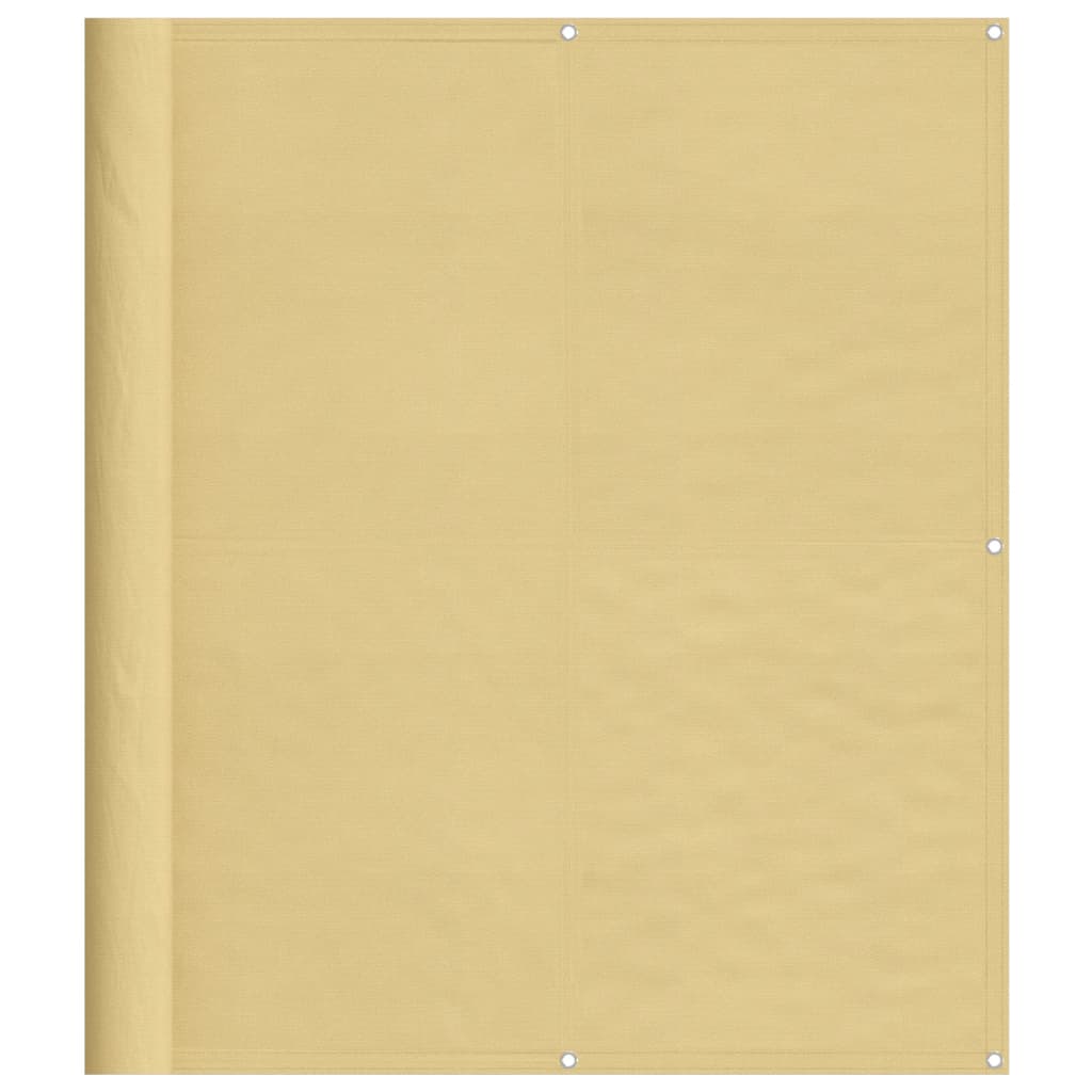 Balkonscherm 120x400 cm 100% oxford polyester zandkleurig is nu te koop bij PeponiXL, paradijselijk wonen!