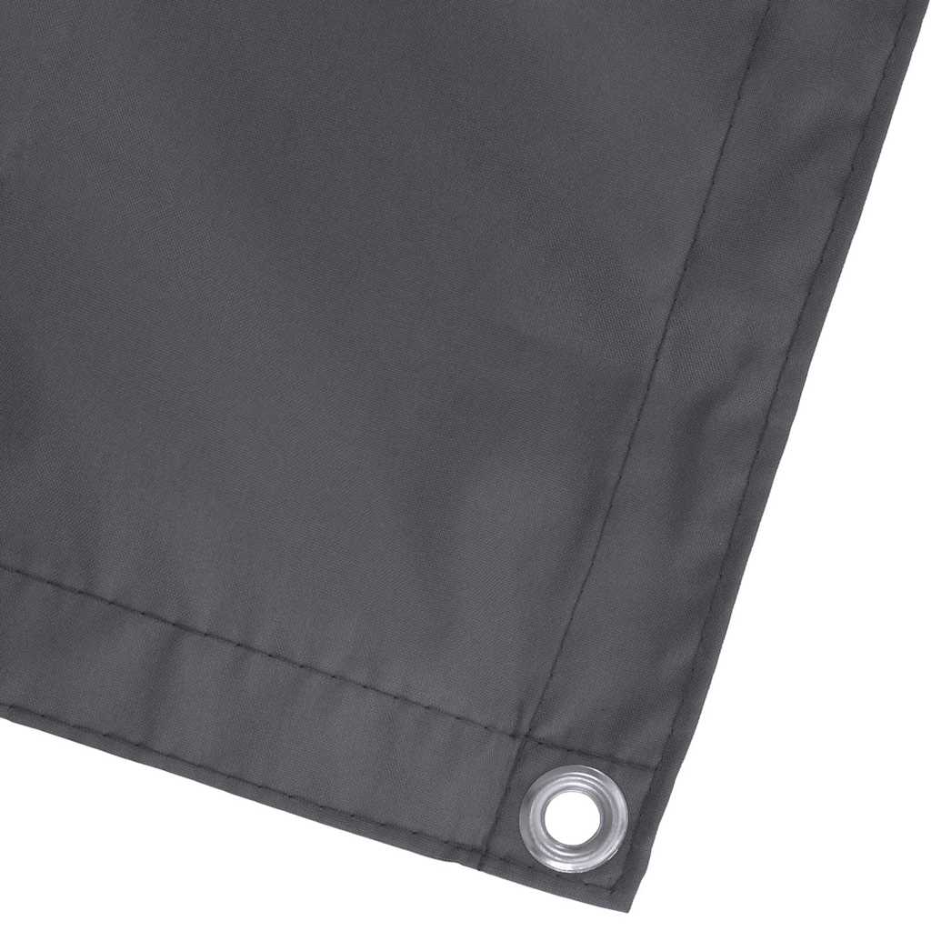 Balkonscherm 75x800 cm 100% oxford polyester antracietkleurig is nu te koop bij PeponiXL, paradijselijk wonen!