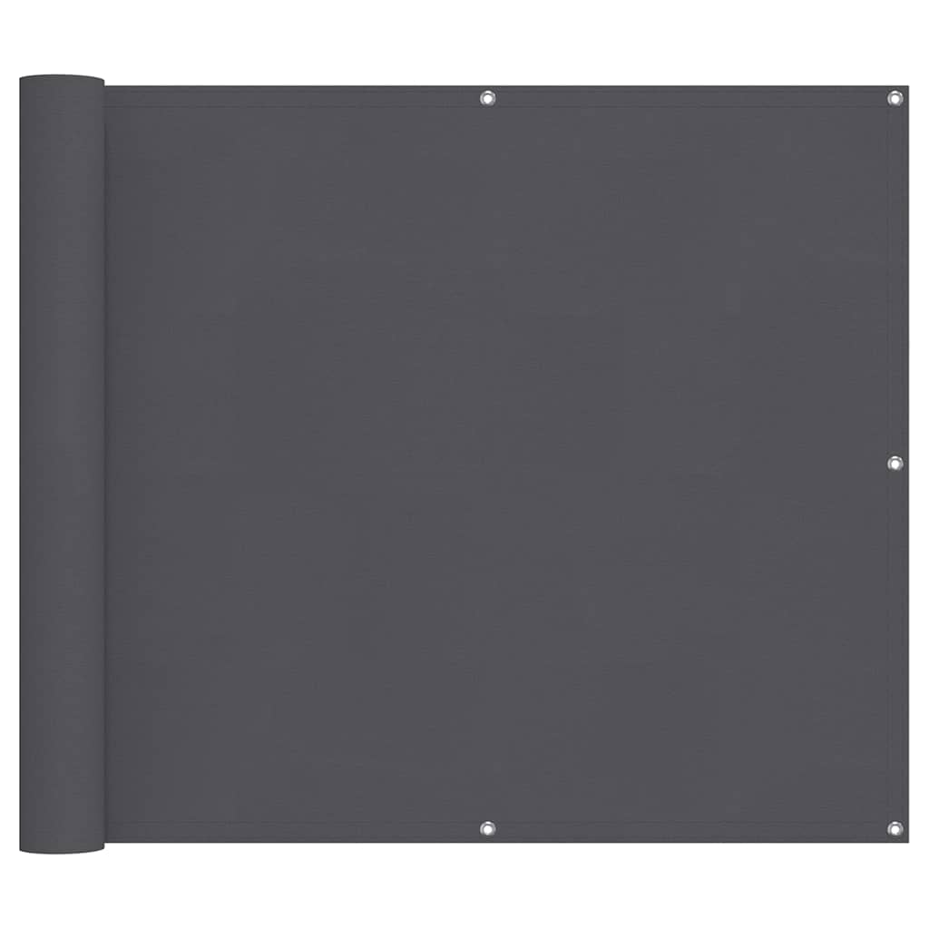 Balkonscherm 90x800 cm 100% oxford polyester antracietkleurig is nu te koop bij PeponiXL, paradijselijk wonen!
