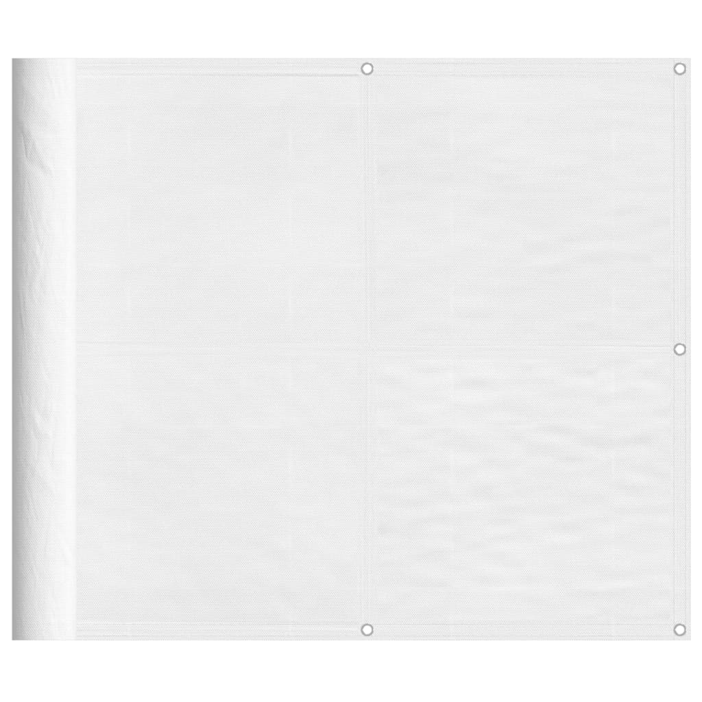 Balkonscherm 90x800 cm 100% oxford polyester wit is nu te koop bij PeponiXL, paradijselijk wonen!