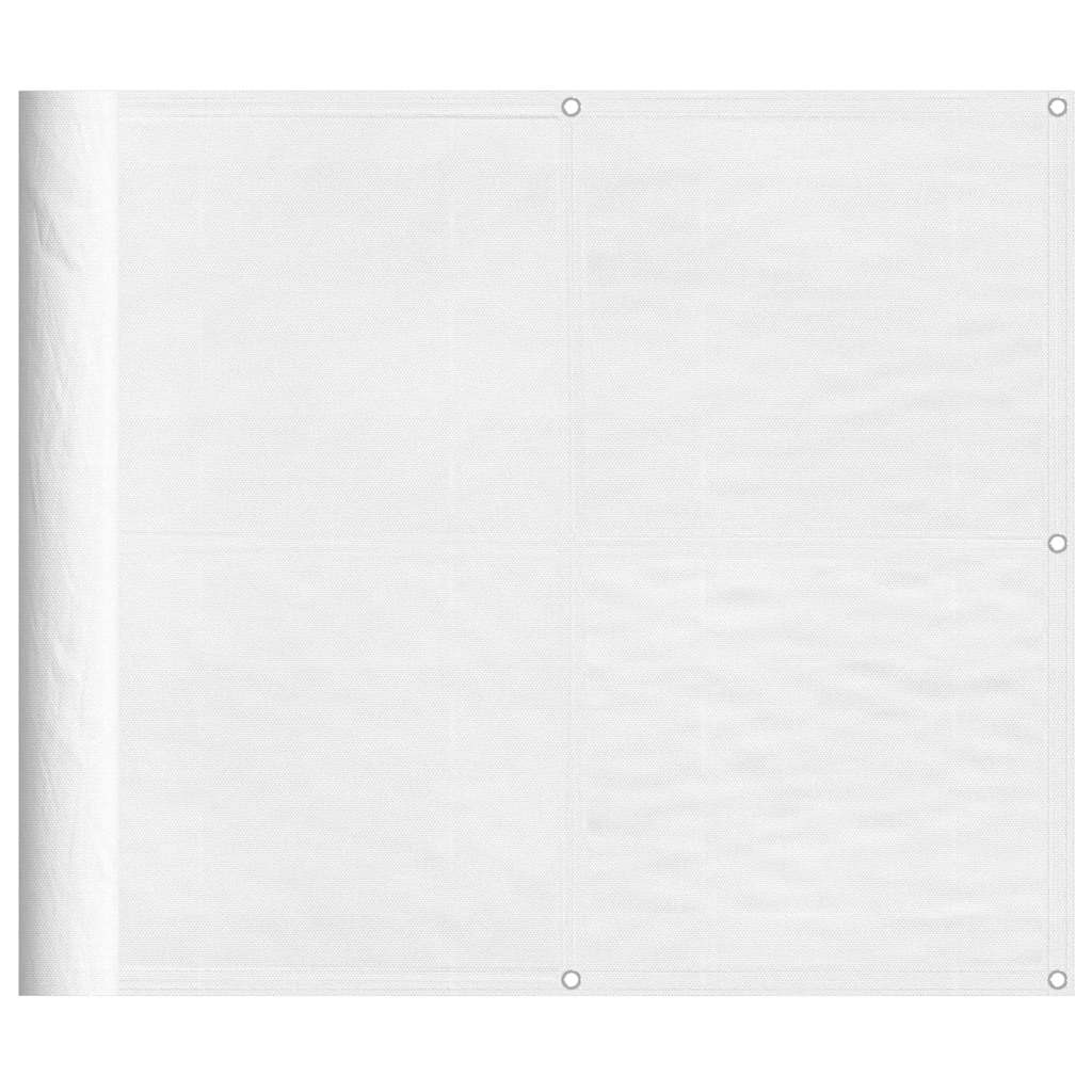 Balkonscherm 90x1000 cm 100% oxford polyester wit is nu te koop bij PeponiXL, paradijselijk wonen!