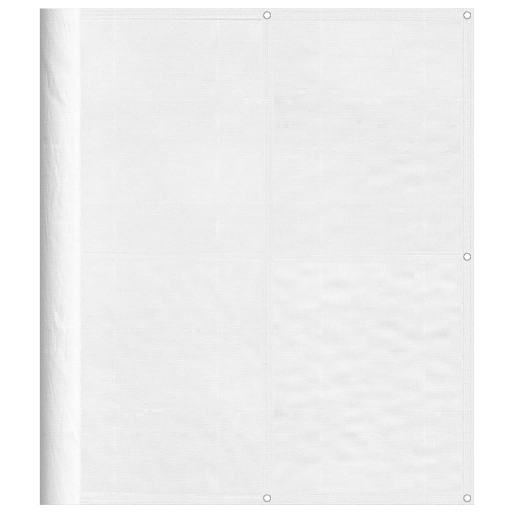 Balkonscherm 120x700 cm 100% oxford polyester wit is nu te koop bij PeponiXL, paradijselijk wonen!