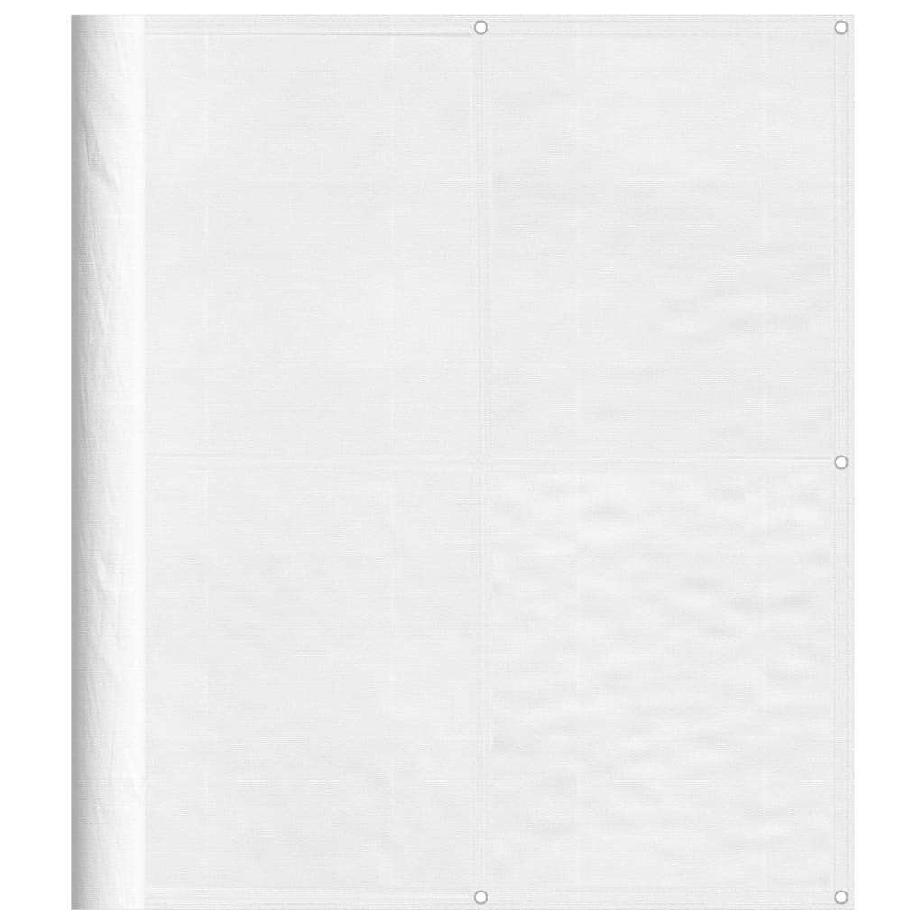 Balkonscherm 120x800 cm 100% oxford polyester wit is nu te koop bij PeponiXL, paradijselijk wonen!