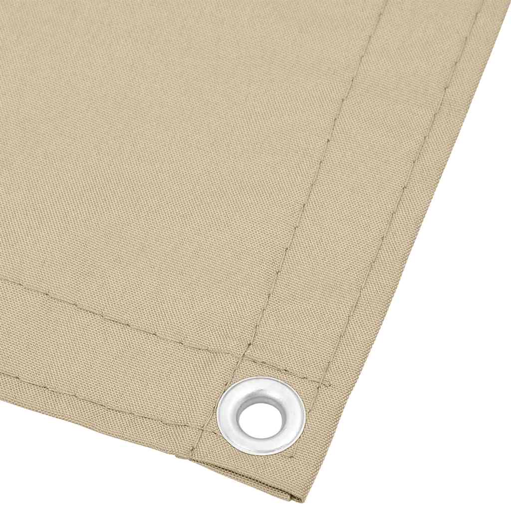Balkonscherm 75x700 cm 100% oxford polyester beige is nu te koop bij PeponiXL, paradijselijk wonen!