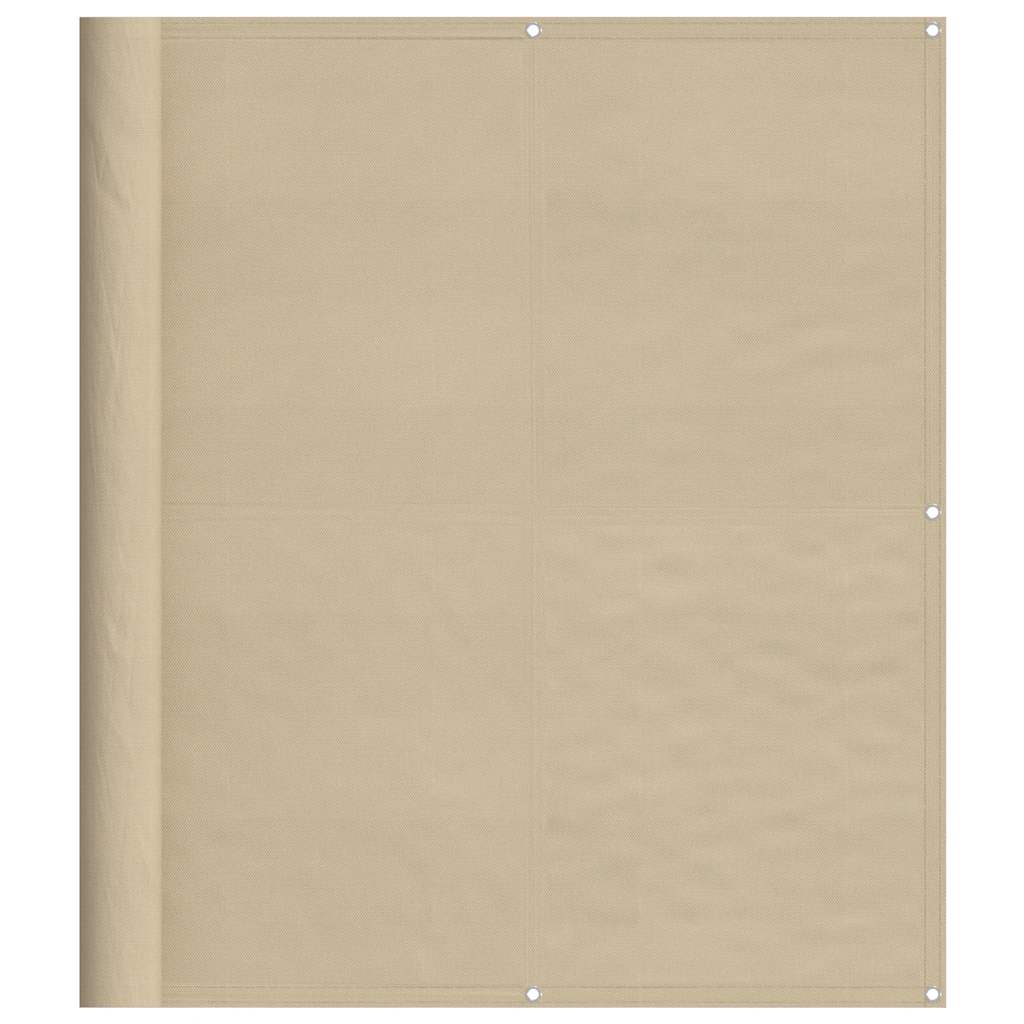 Balkonscherm 120x1000 cm 100% oxford polyester beige is nu te koop bij PeponiXL, paradijselijk wonen!