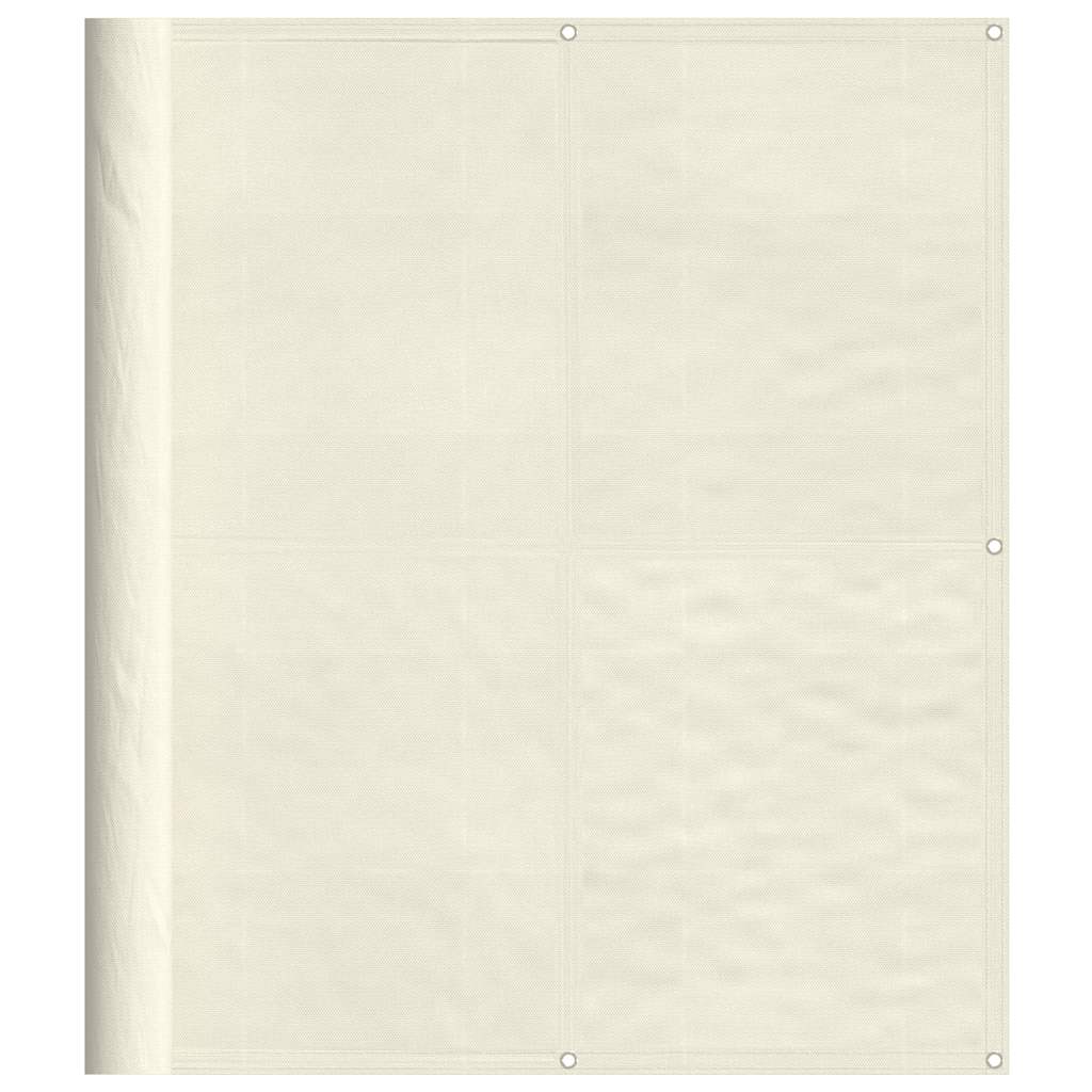 Balkonscherm 120x1000 cm 100% oxford polyester crèmekleurig is nu te koop bij PeponiXL, paradijselijk wonen!