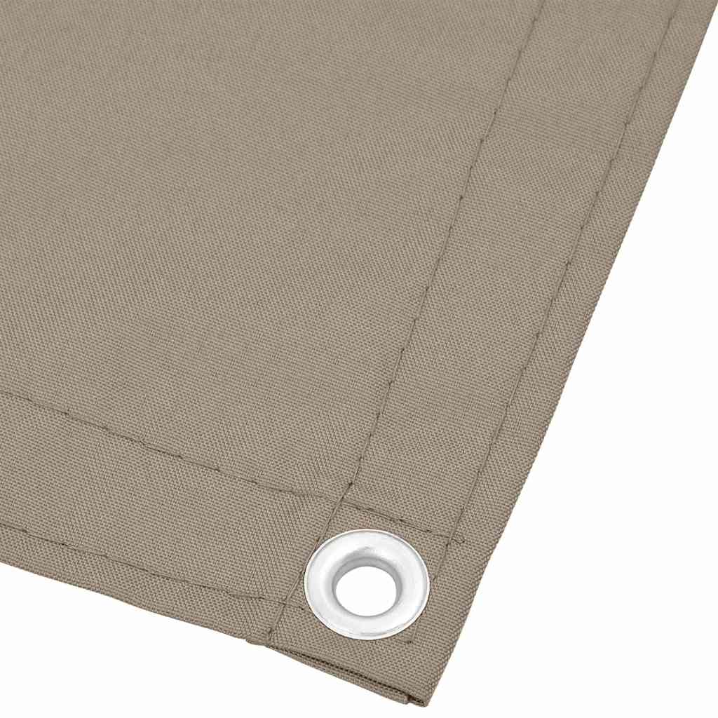 Balkonscherm 120x800 cm 100% oxford polyester taupe is nu te koop bij PeponiXL, paradijselijk wonen!