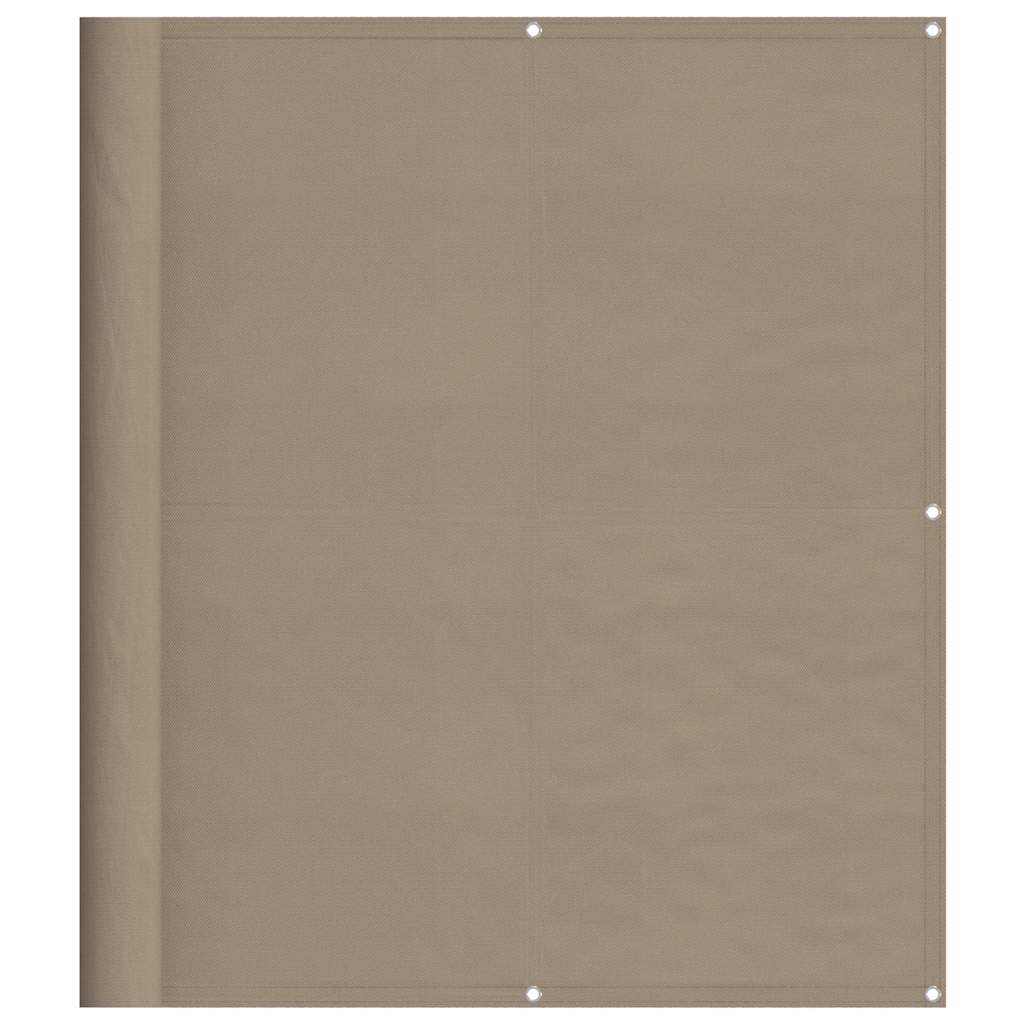Balkonscherm 120x1000 cm 100% oxford polyester taupe is nu te koop bij PeponiXL, paradijselijk wonen!