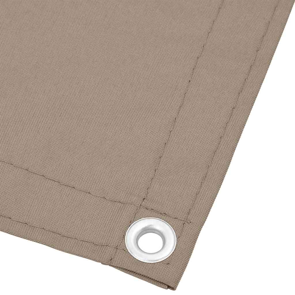 Balkonscherm 120x1000 cm 100% oxford polyester taupe is nu te koop bij PeponiXL, paradijselijk wonen!