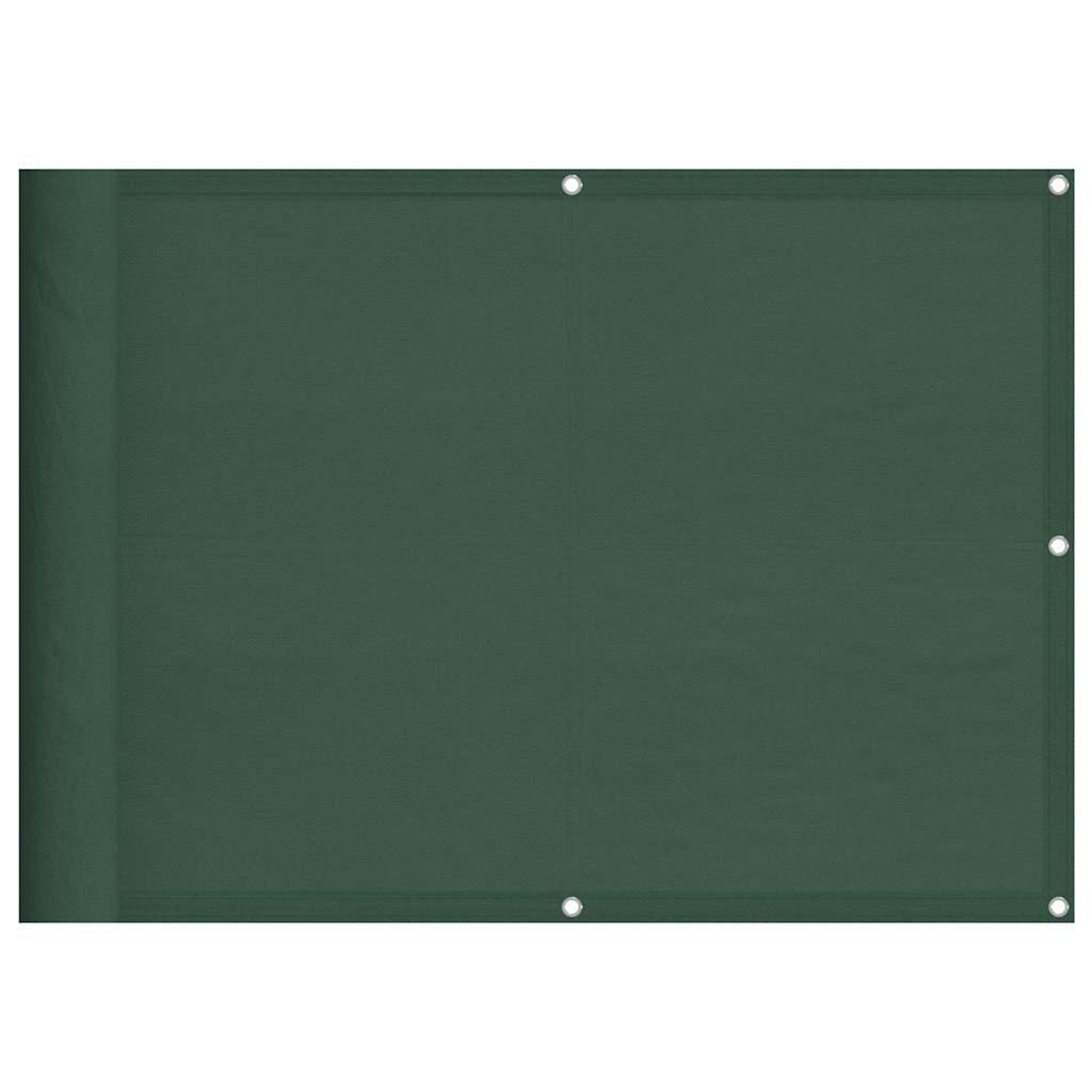 Balkonscherm 75x700 cm 100% oxford polyester donkergroen is nu te koop bij PeponiXL, paradijselijk wonen!