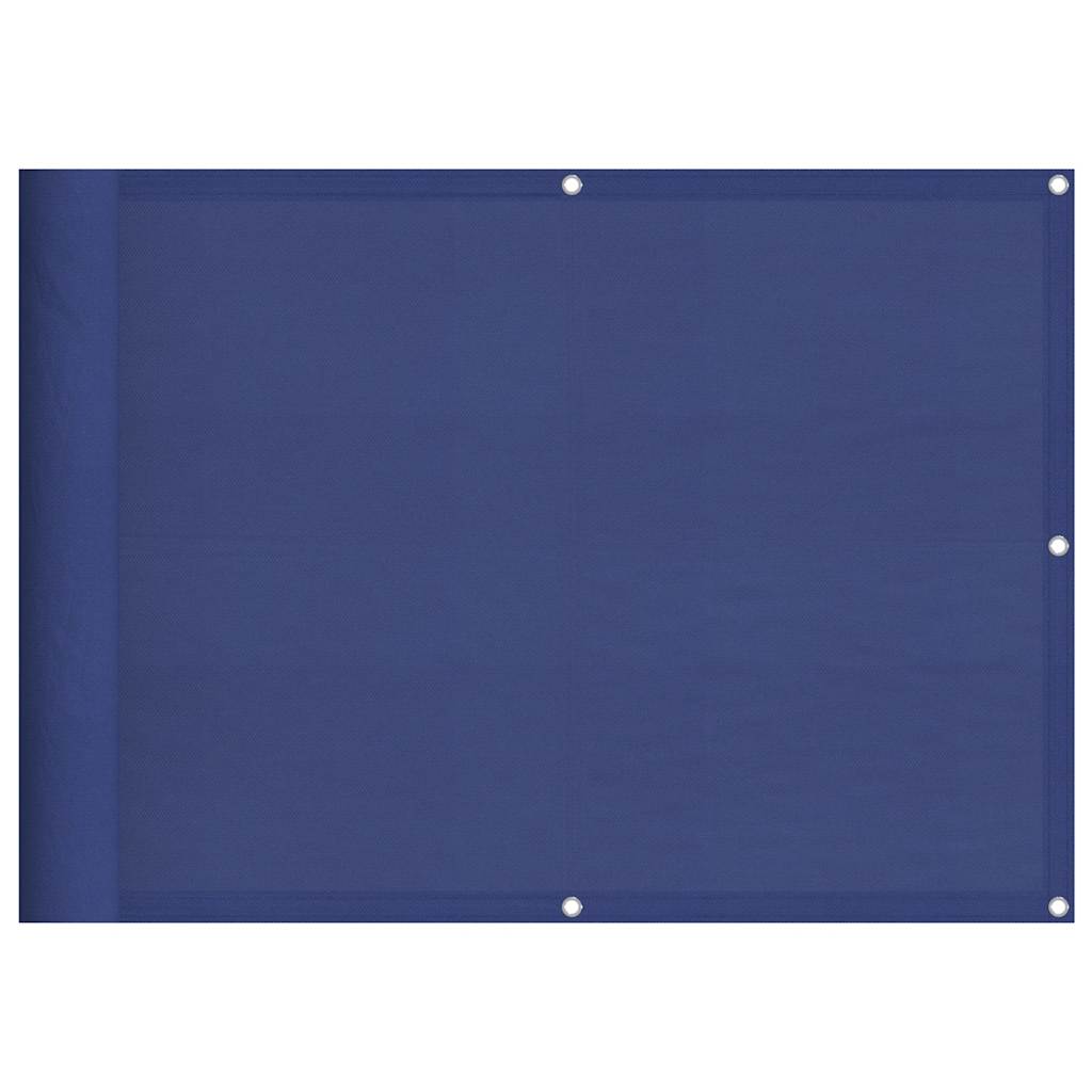 Balkonscherm 75x800 cm 100% oxford polyester blauw is nu te koop bij PeponiXL, paradijselijk wonen!