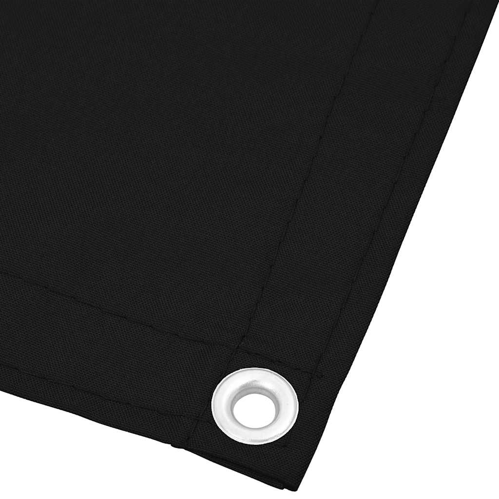 Balkonscherm 90x700 cm 100% oxford polyester zwart is nu te koop bij PeponiXL, paradijselijk wonen!