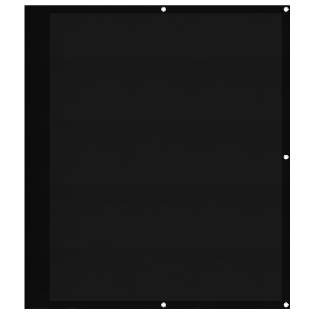 Balkonscherm 120x1000 cm 100% oxford polyester zwart is nu te koop bij PeponiXL, paradijselijk wonen!