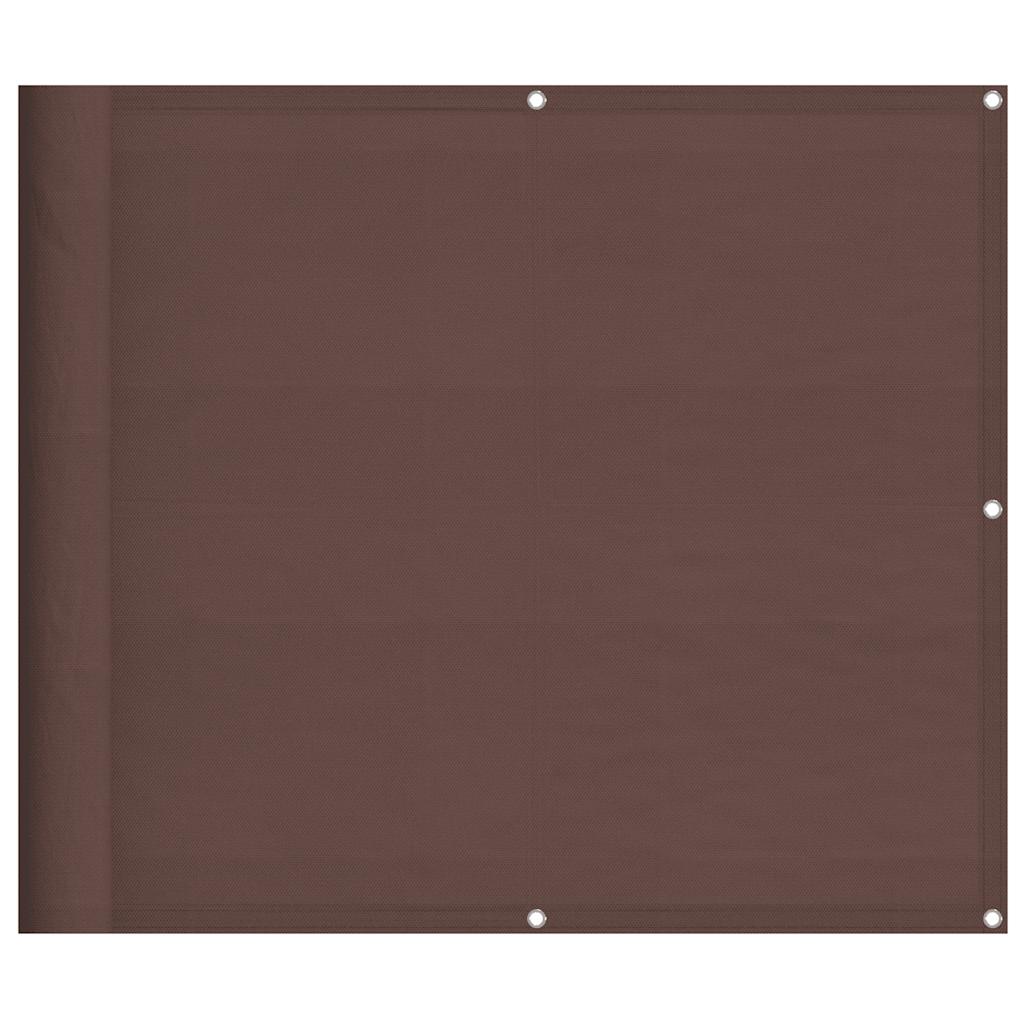 Balkonscherm 90x800 cm 100% oxford polyester bruin is nu te koop bij PeponiXL, paradijselijk wonen!