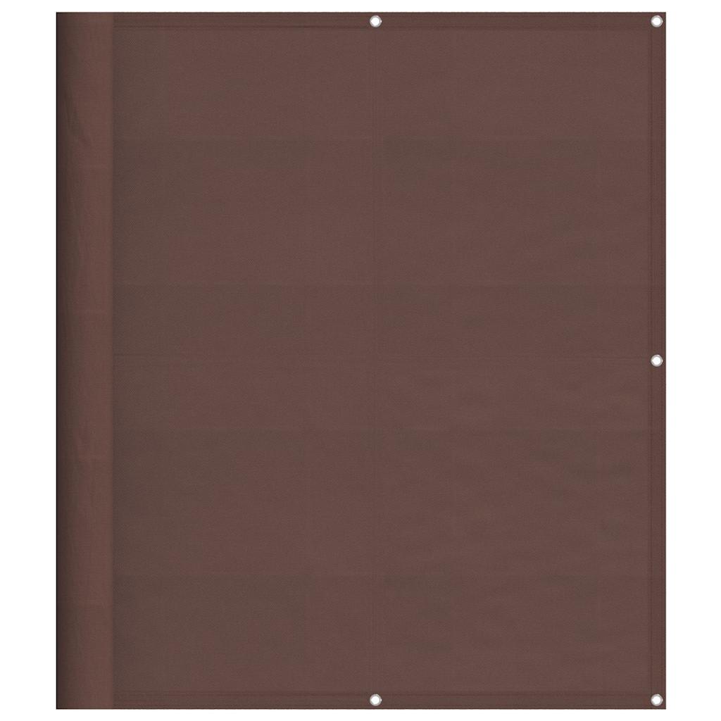 Balkonscherm 120x700 cm 100% oxford polyester bruin is nu te koop bij PeponiXL, paradijselijk wonen!