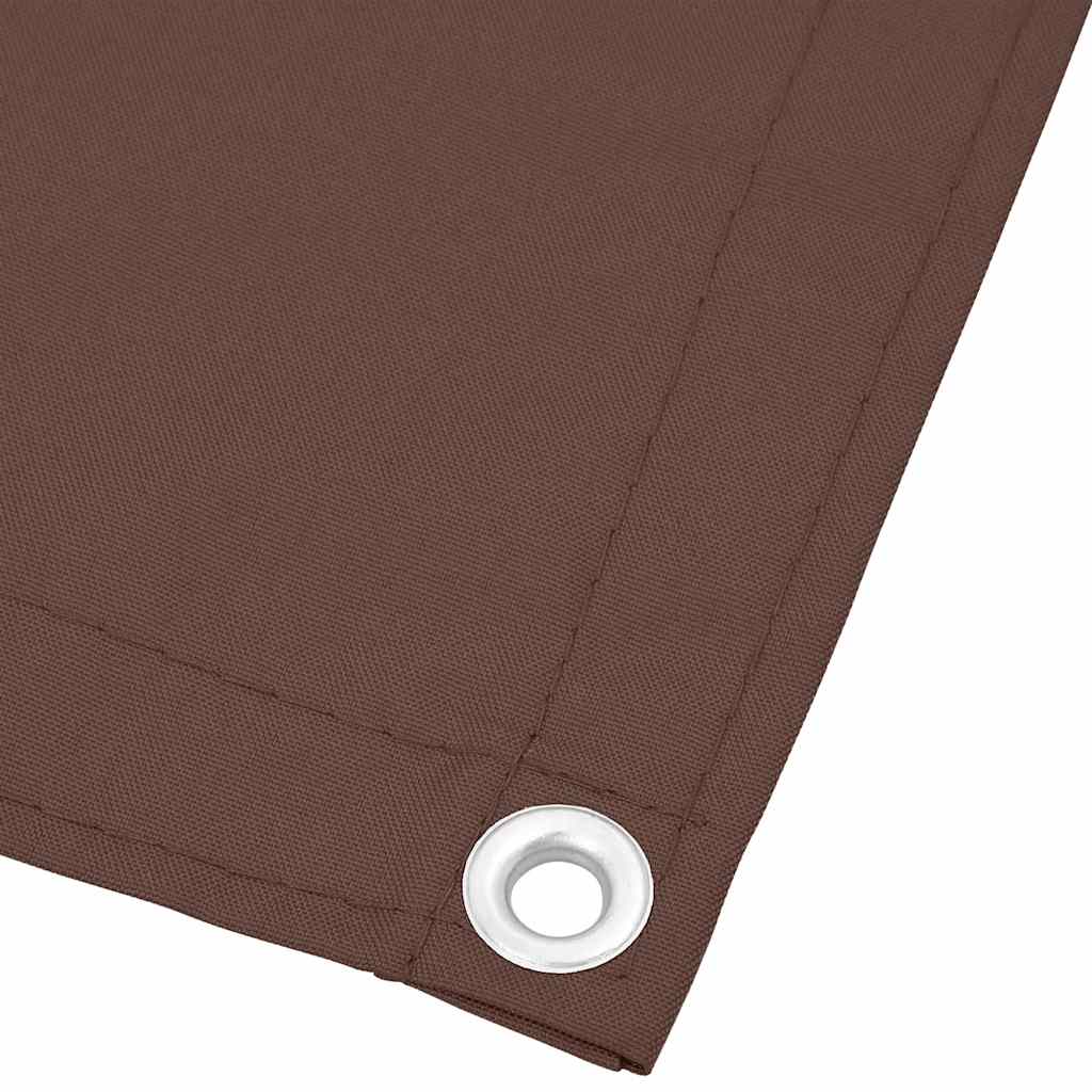 Balkonscherm 120x700 cm 100% oxford polyester bruin is nu te koop bij PeponiXL, paradijselijk wonen!