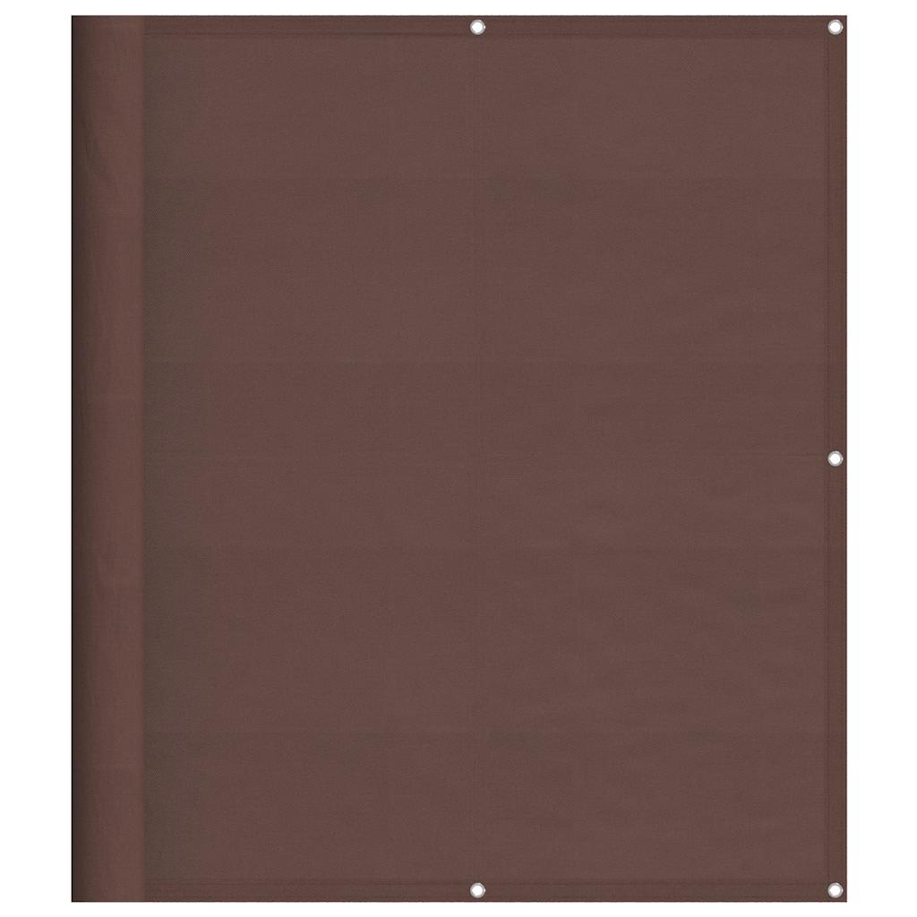 Balkonscherm 120x1000 cm 100% oxford polyester bruin is nu te koop bij PeponiXL, paradijselijk wonen!