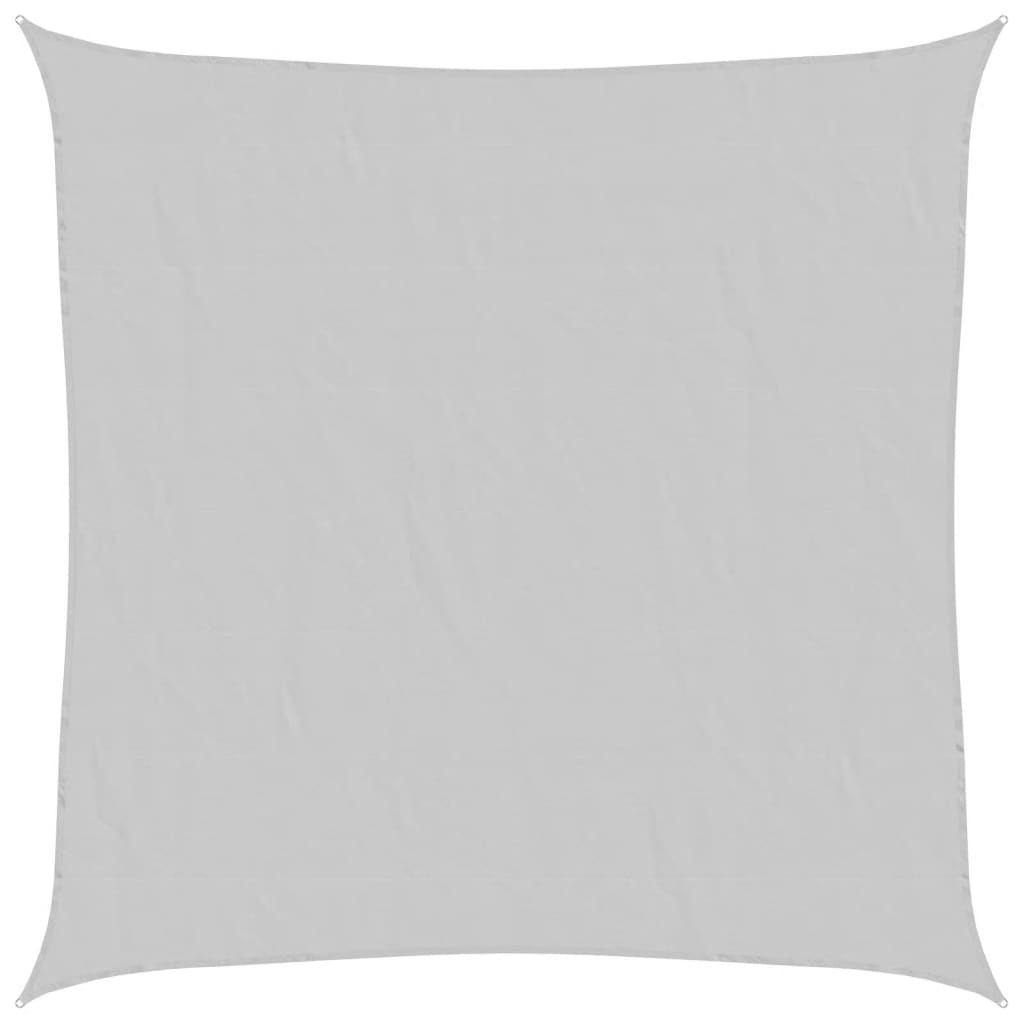 Zonnezeil 5x5 m 100% polyester oxford lichtgrijs is nu te koop bij PeponiXL, paradijselijk wonen!