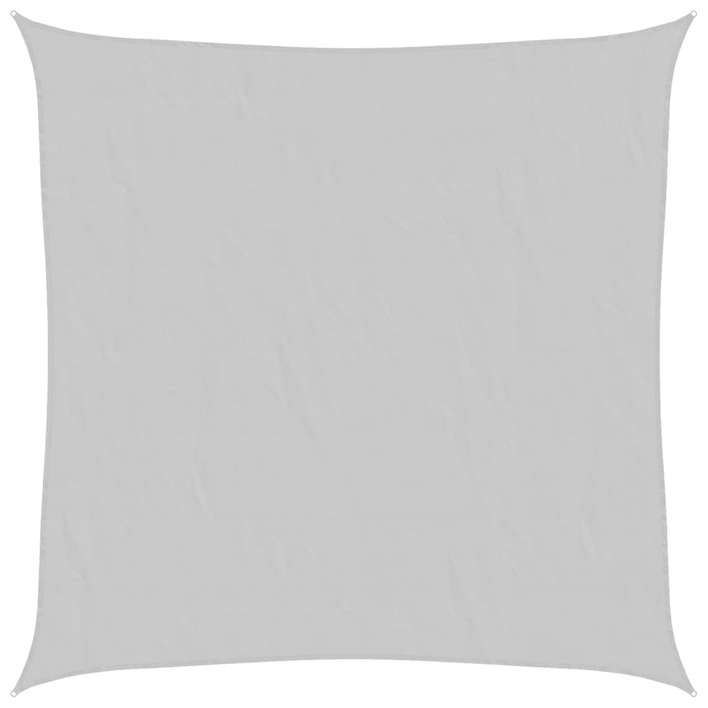 Zonnezeil 7x7 m 100% polyester oxford lichtgrijs is nu te koop bij PeponiXL, paradijselijk wonen!