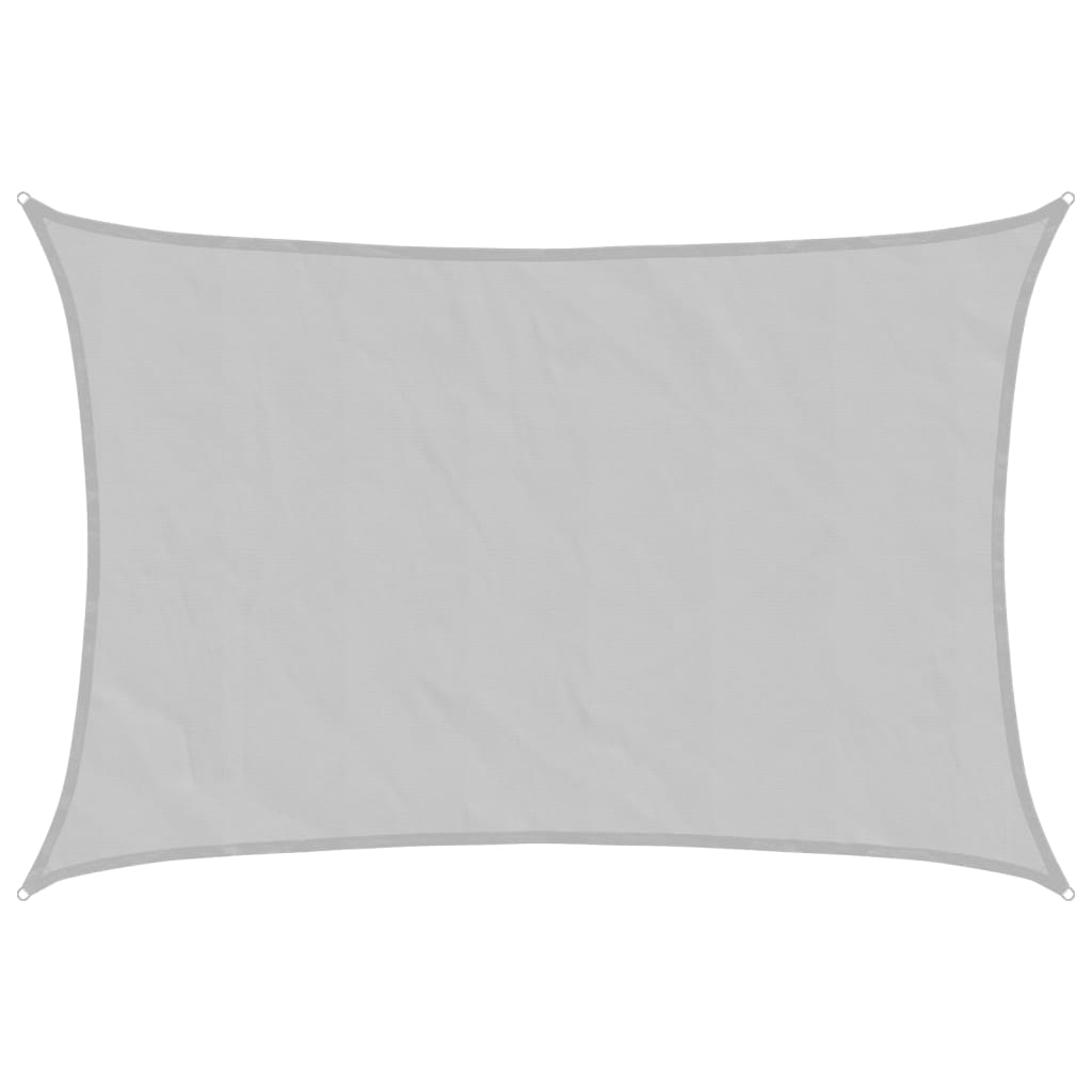 Zonnezeil 4x2,5 m 100% polyester oxford lichtgrijs is nu te koop bij PeponiXL, paradijselijk wonen!