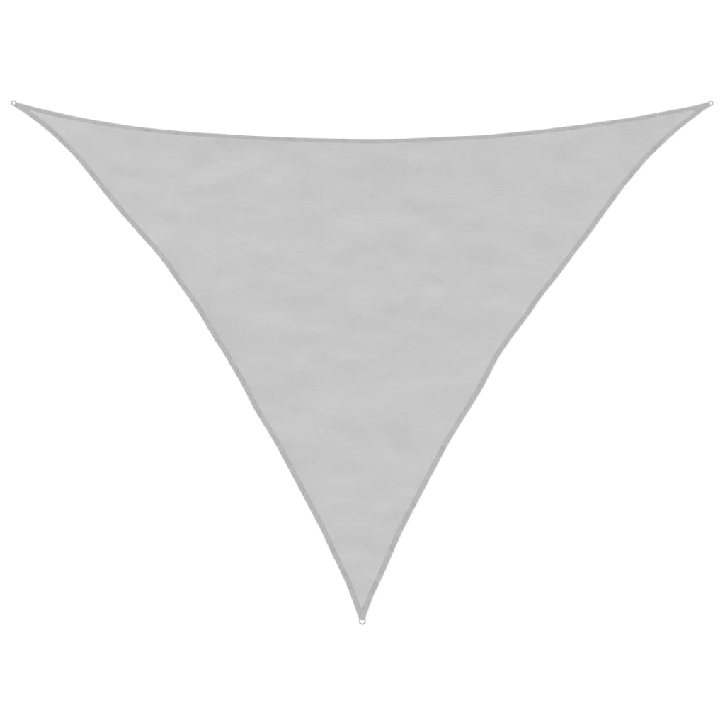 Zonnezeil 2,5x2,5x3,5 m 100% polyester oxford lichtgrijs is nu te koop bij PeponiXL, paradijselijk wonen!