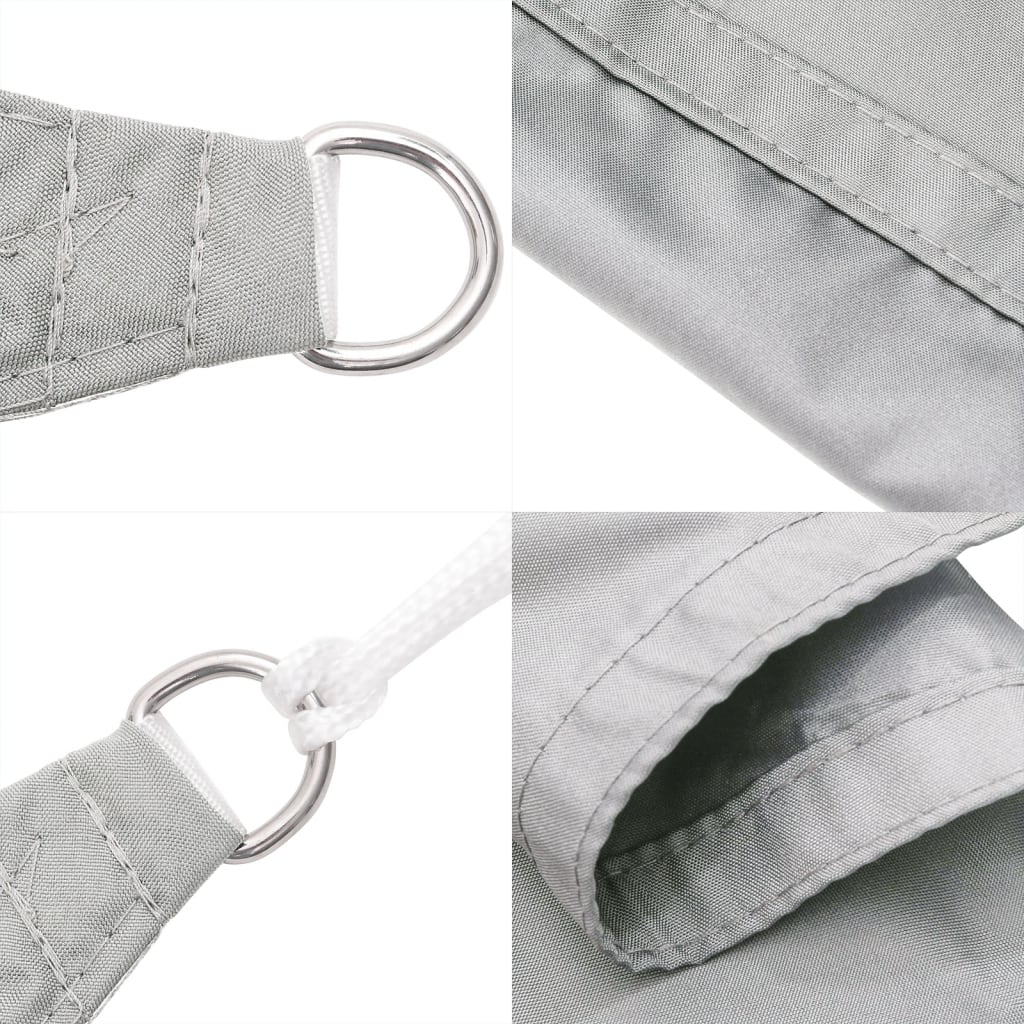 Zonnezeil 3x4x4 m 100% polyester oxford lichtgrijs is nu te koop bij PeponiXL, paradijselijk wonen!