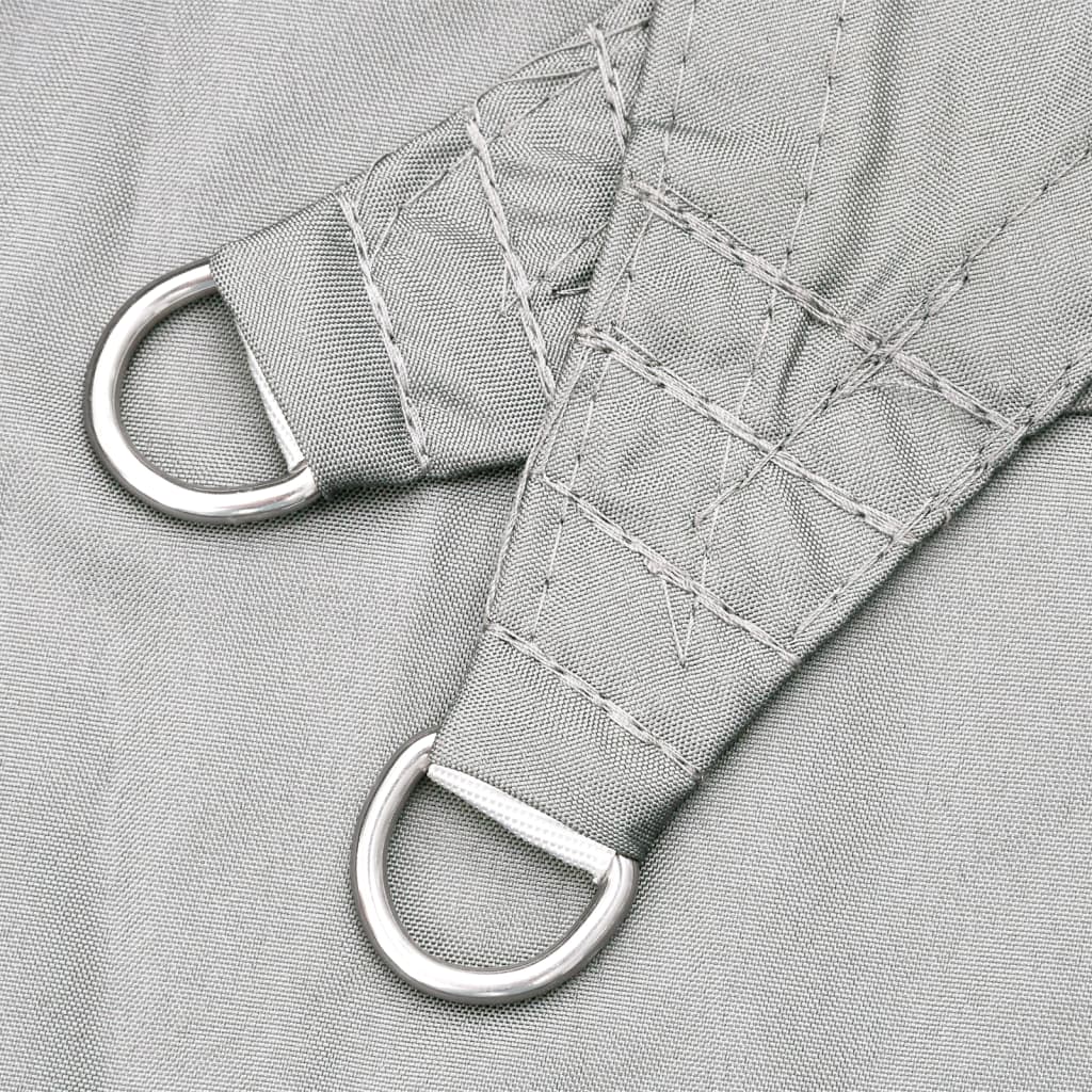 Zonnezeil 5x6x6 m 100% polyester oxford lichtgrijs is nu te koop bij PeponiXL, paradijselijk wonen!