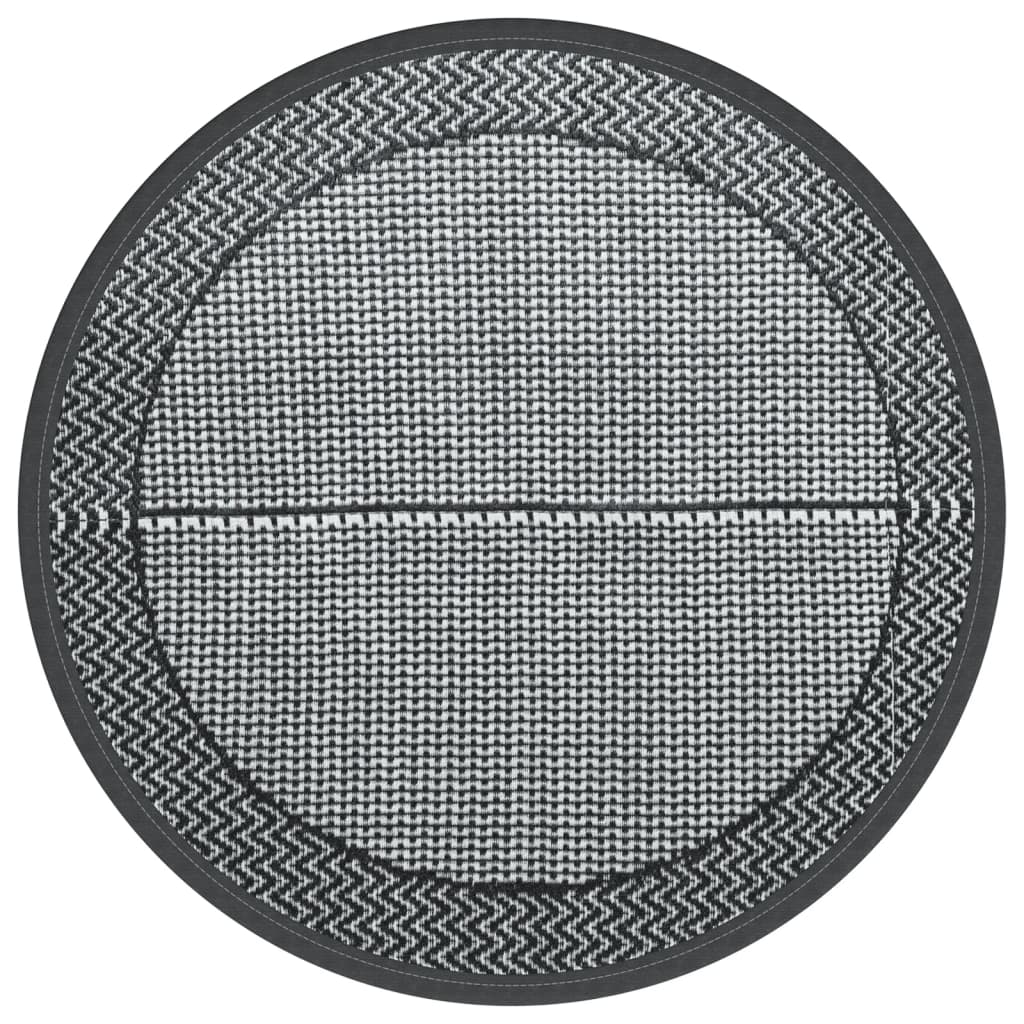 Buitenkleed ARAKIL Ø120 cm PP grijs is nu te koop bij PeponiXL, paradijselijk wonen!